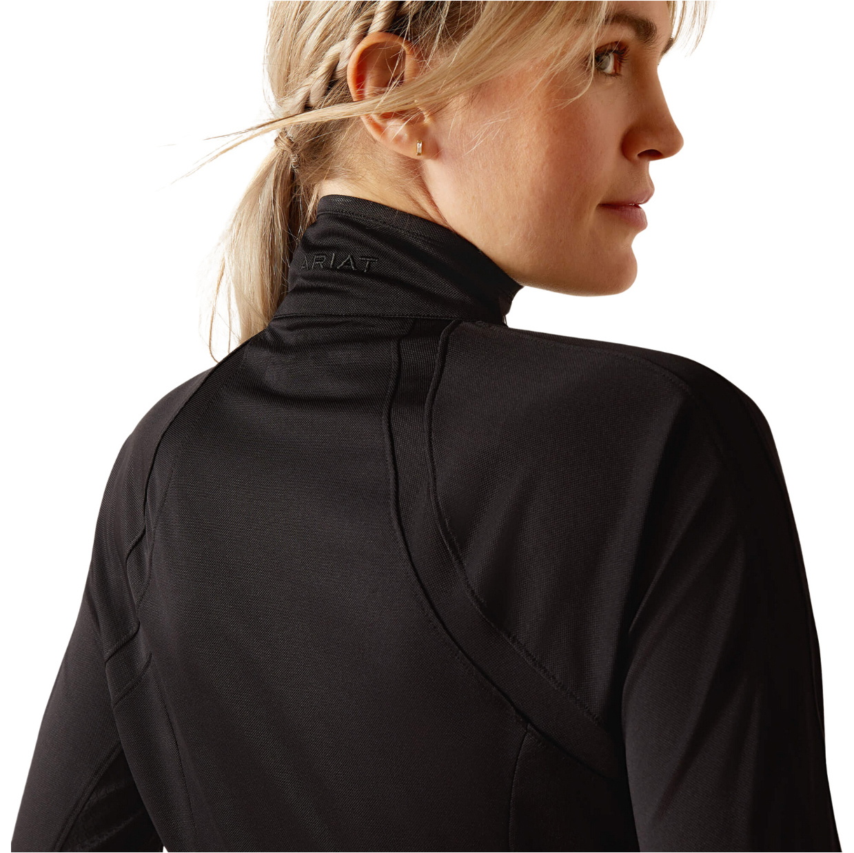 2025 Ariat Womens Sunstopper 3.0 1/4 Zip Baselayer 10049041 - Black